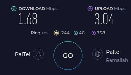 فلسطين.exe 😃
حاسوبي Core-i9، مع 32GB رام، وعندي سرعة الانترنت هذه. تماما مثل إع...
