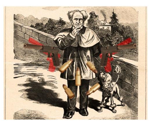 "إذا كانت هنالك ضوضاء ليلًا، فإنني أقفز من سريري مُستَلًّا سيفي ومسدساتي، اللوات...