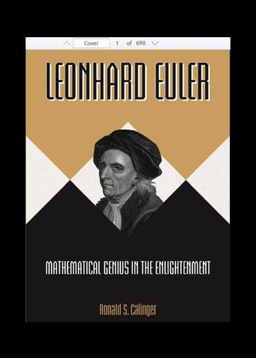 وقعت على كتاب "ليونارد أويلر: العبقرية الرياضية في عصر التنوير" وما أن وقعت عليه...